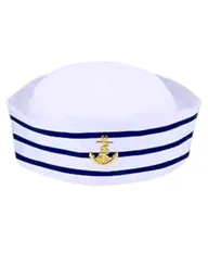 Gorro Sombrero Marinero Disfraz Halloween Adultos Y Niños