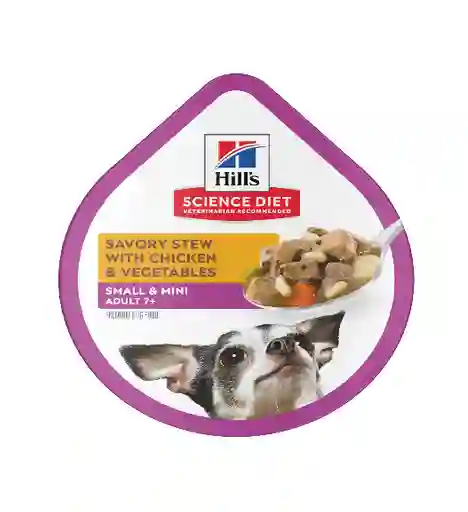 Canine Adult 7+ Small Paws Traystew With Chicken Pouch X 99grs