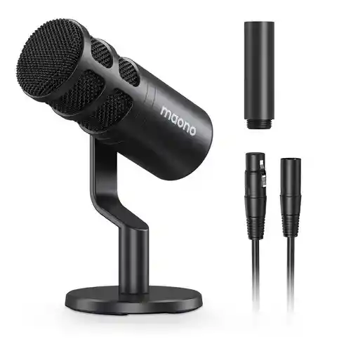 Micrófono Maono Pd100 Micrófono Dinámico Cardioide Negro