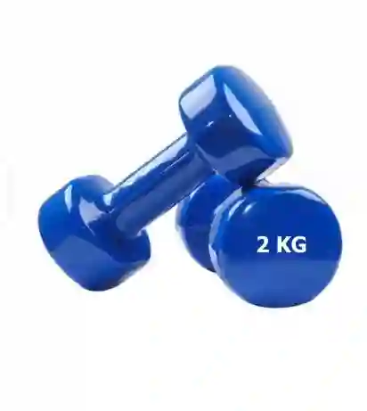 Par De Mancuernas Encauchadas Set X2 2kg