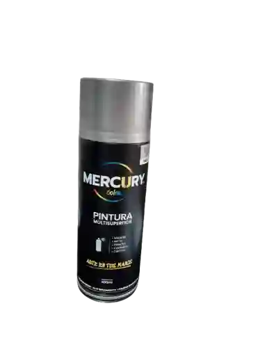 Pintura En Aerosol Color Silver Mercury