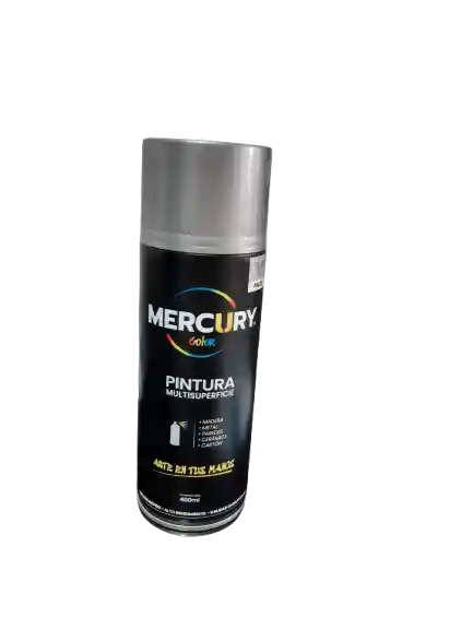 Pintura En Aerosol Color Silver Mercury