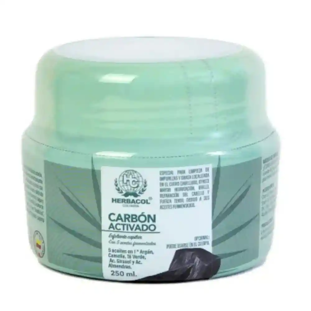 Herbacol Carbon Activado Exfoliante Capilar 250ml