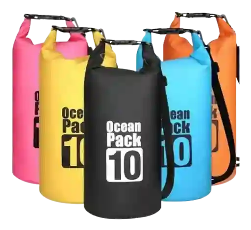 Bolsa Seca Tula Impermeable Maleta Resistente Agua 10 Litros