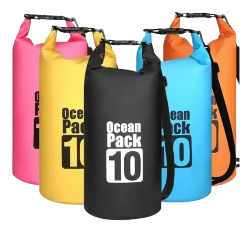 Bolsa Seca Tula Impermeable Maleta Resistente Agua 10 Litros