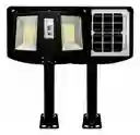 Lampara Calle Reflector Doble Panel Energía Solar 300w