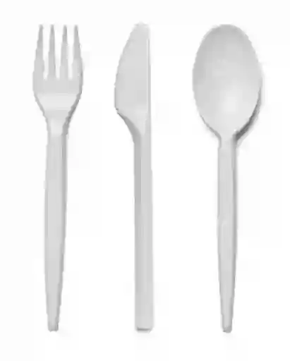 Cuchillo Blanco Grande X100 Unidades