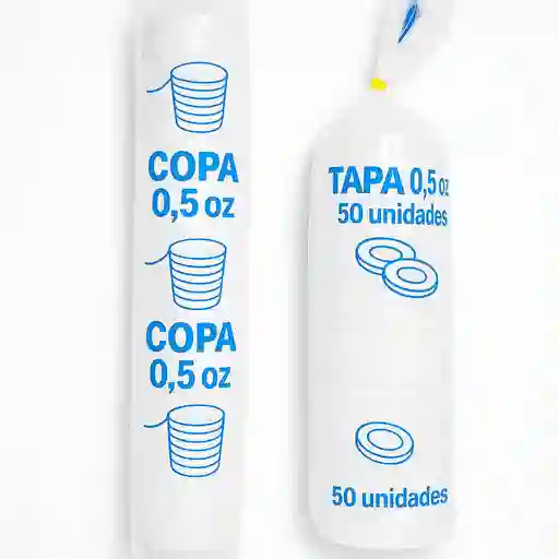 Copa 0,5oz X50 Unidades Economica