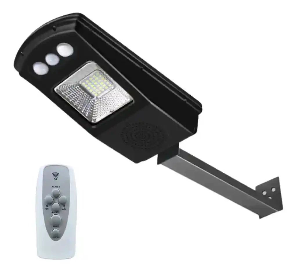 Reflector Solar Panel 30w Recargable Parlante Bluetooth Musica