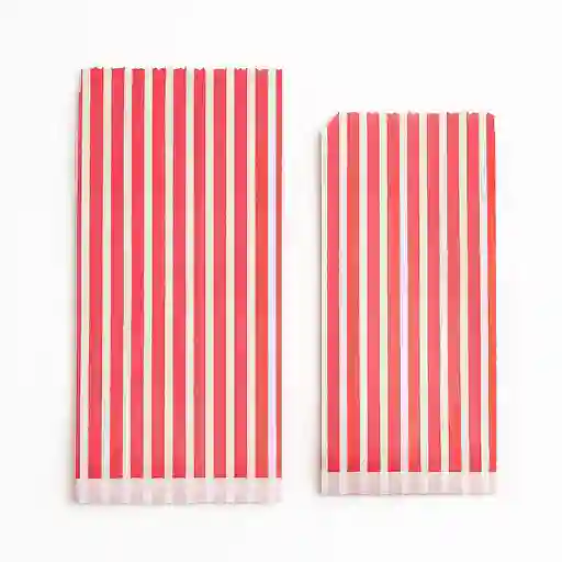 Bolsa De Papel Para Crispetas Grande X100 Unidades