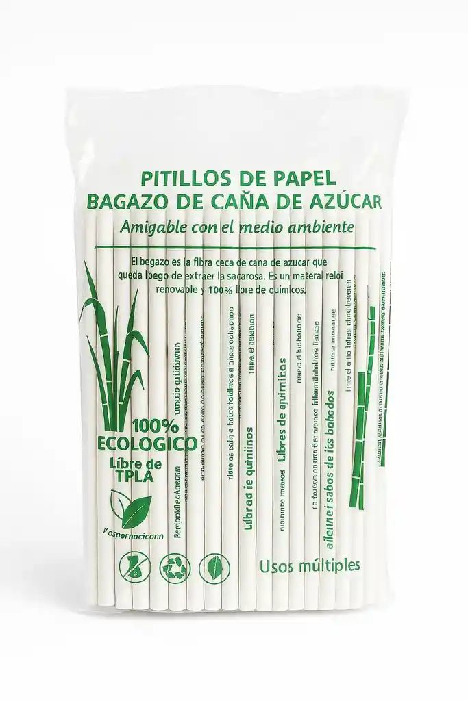 Pitillo Ecologico Caña X200 Unidades