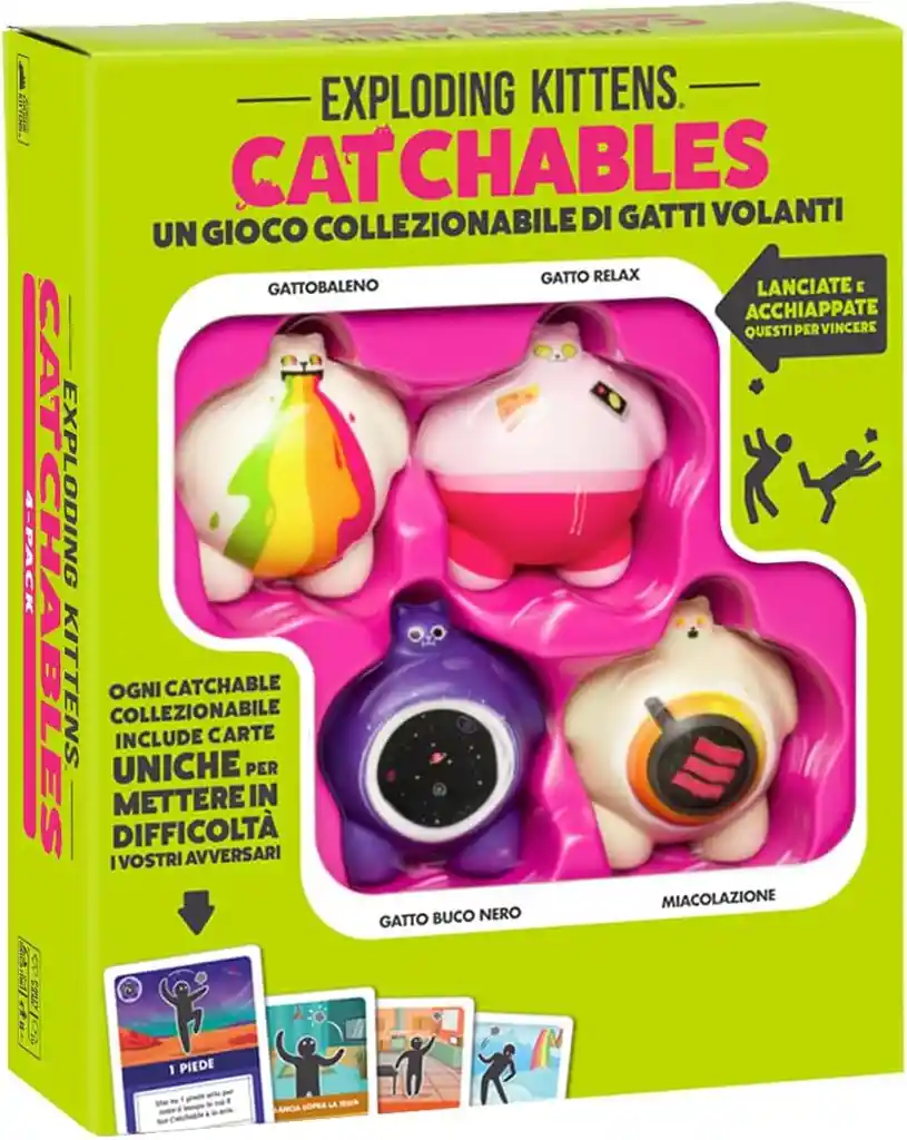 Juego Catchables Gatos Voladores Locos Para Adultos