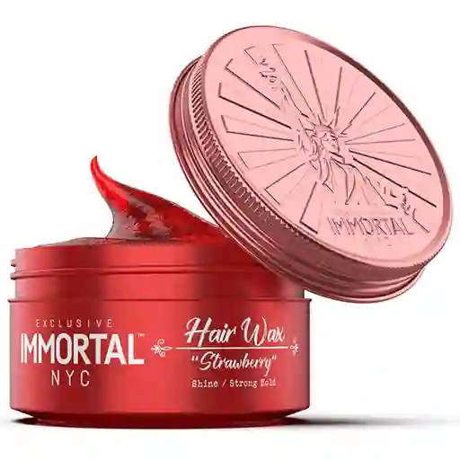 Cera Para El Cabello Efecto Brillante Inmortal Nyc Hair Wax "strawberry" 150g