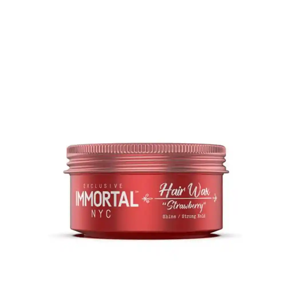 Cera Para El Cabello Efecto Brillante Inmortal Nyc Hair Wax "strawberry" 150g