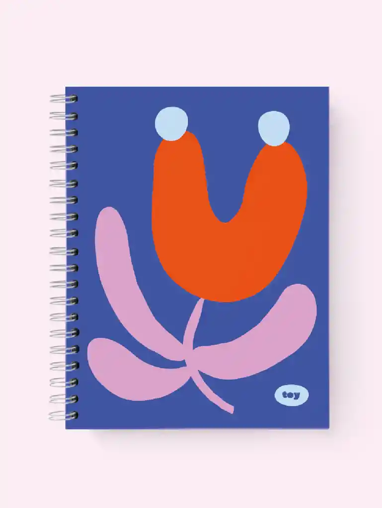 5 Materias Floral Azul Mixto