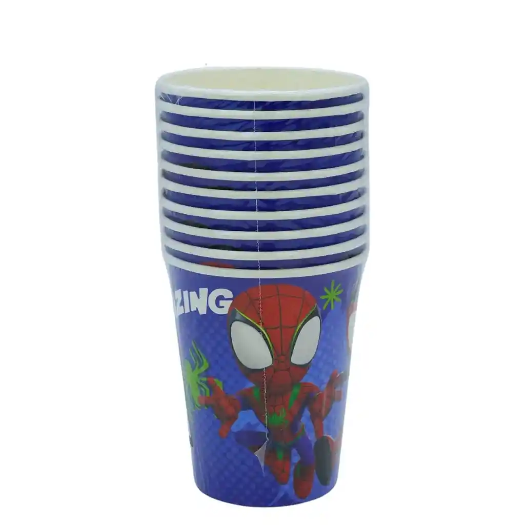 Vaso Spiderman Spidey Team-up X 10