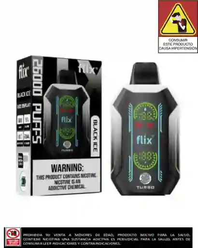 Vapeador Flix 26.000 Puffs Black Ice