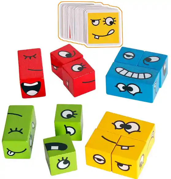 Juego De Mesa Cambia Caras Montessori