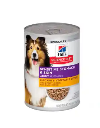 Canine Adult Sensitive Stomach & Skin Lata X 12,8oz (0,362kg)