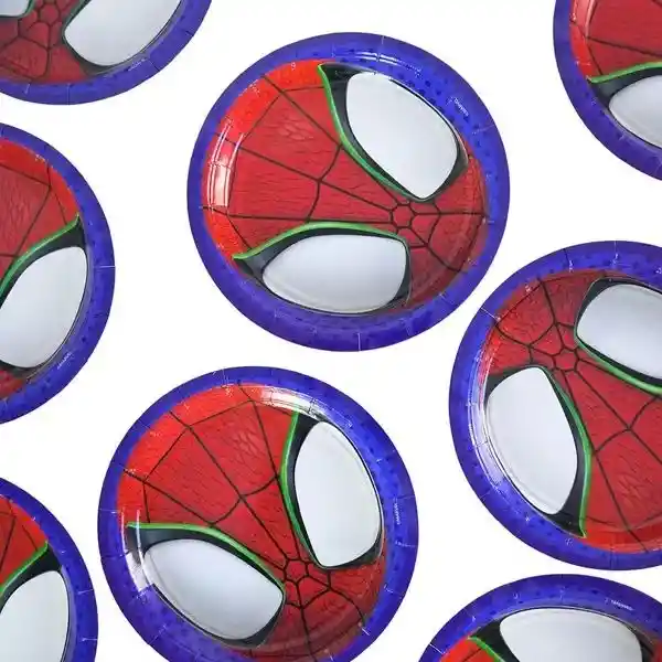 Plato Desechable Spiderman Spidey X 10