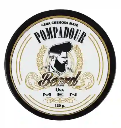 Cera Para El Cabello Efecto Cremoso Mate Beard Men Pompadour Uva 150g