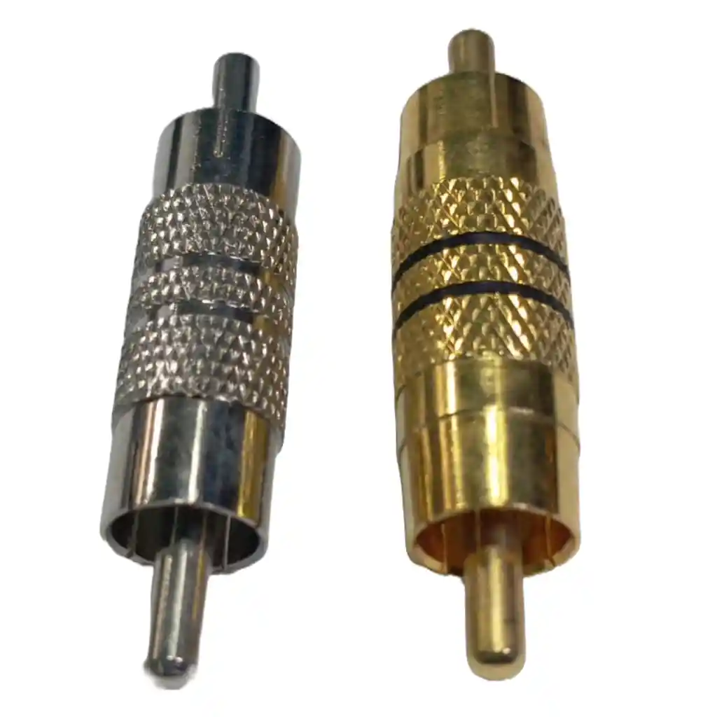 Convertidor De Rca Macho A 2 Rca Hembra