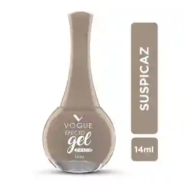 Esmalte Vogue Efecto Gel Suspicaz X 14 Ml Paso 1