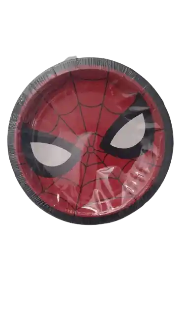 Plato Desechable Spiderman X 10 Und