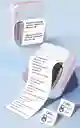 Mini Impresora Térmica Con 1 Rollo De Papel Adhesivo