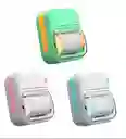 Mini Impresora Térmica Con 1 Rollo De Papel Adhesivo