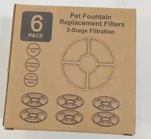 Filtro Repuesto Fuente X 6 Und