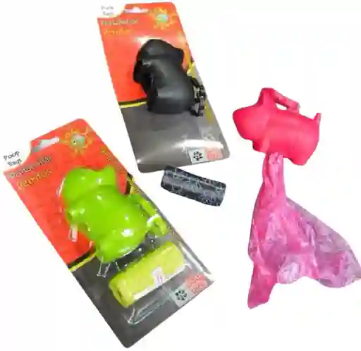 Portabolsas En Forma De Perrito Con 2 Respuestos
