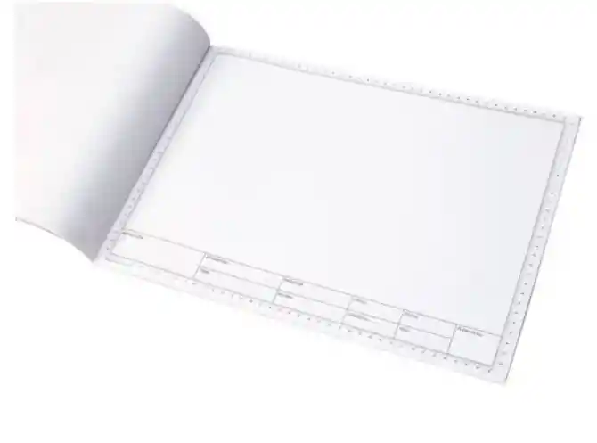 Block Bond Base 28 A3 Formato Horizontal X 20 Hojas
