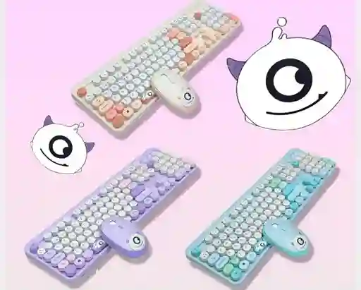 Combo Teclado + Mouse Inalámbrico Y Ergonómico Weibo Wb-216