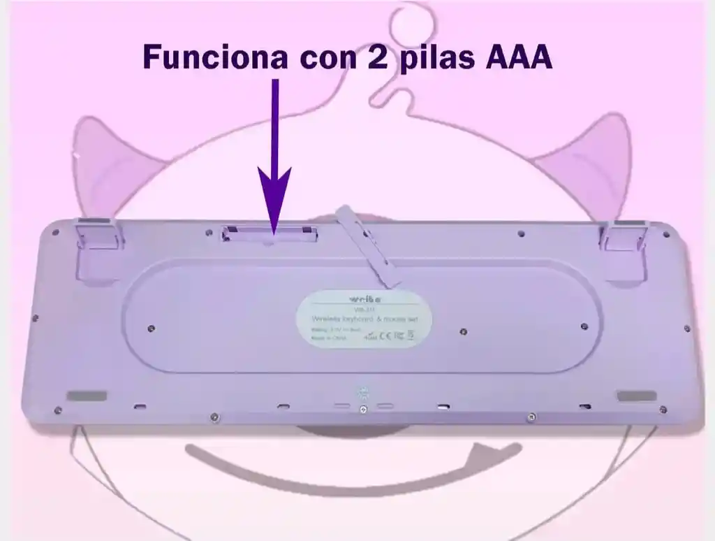 Combo Teclado + Mouse Inalámbrico Y Ergonómico Weibo Wb-216