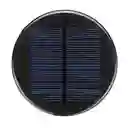 Mini Panel Solar Redondo Epoxi De Silicio Policristalino 6v