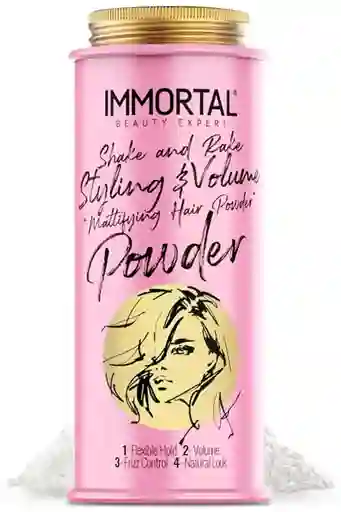 Cera Para Cabello Femenino En Polvo Rosado Texturizador Aroma Suave Y Agradable Inmortal Infuse 30g