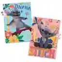 Rompecabezas Juego De Mesa Stich 2 Unidades X500 Piezas Ronda