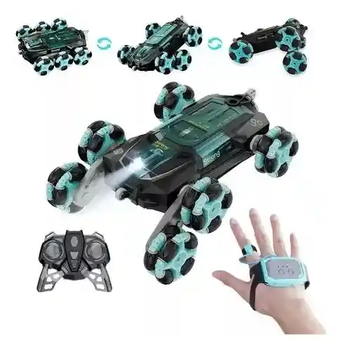 Carro Control Remoto Sensor Luces Todoterreno Acrobacias