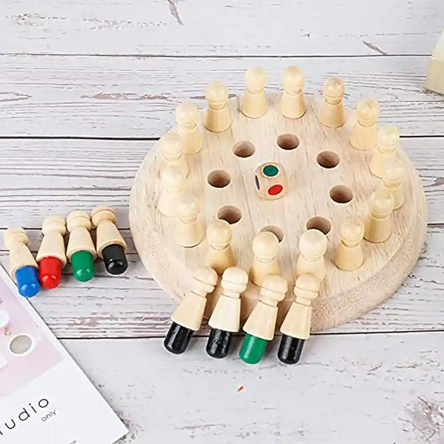 Juego Estrategico Recordador De Colores Juego De Memoria Memory Chess