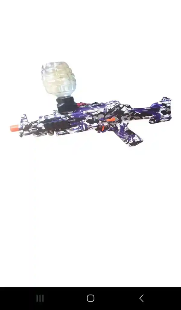 Lanzador Morado 2 De Hidrogel M249 Diversión Y Acción