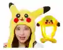 Gorro Peluche Luces+movimiento Orejas