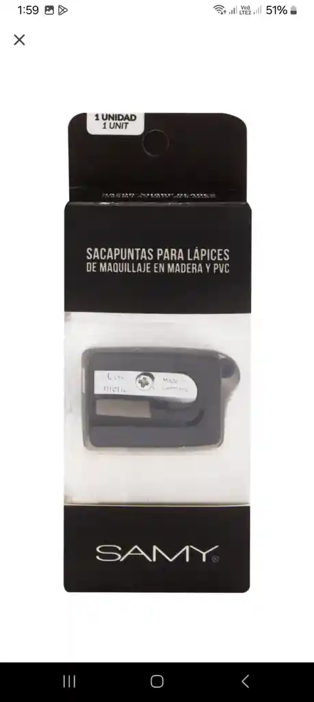 Accesorio Cosmetico Samy (1 Und)