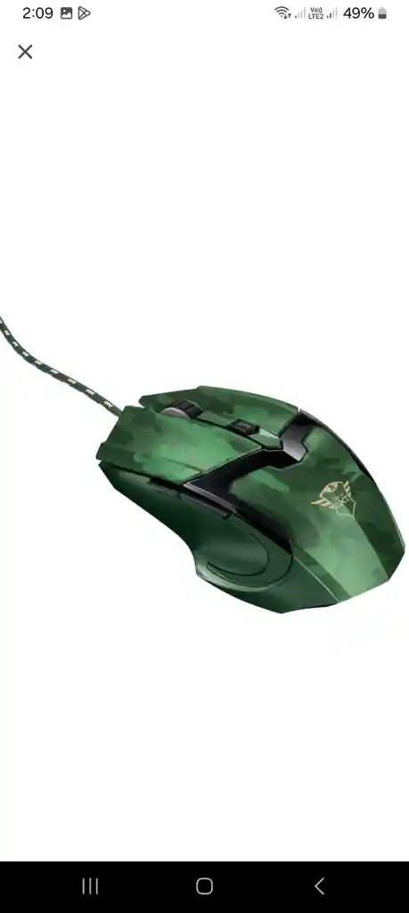 Mouse Gamer Trust Gxt 101d Gav Jungle Camo Alambrico Usb