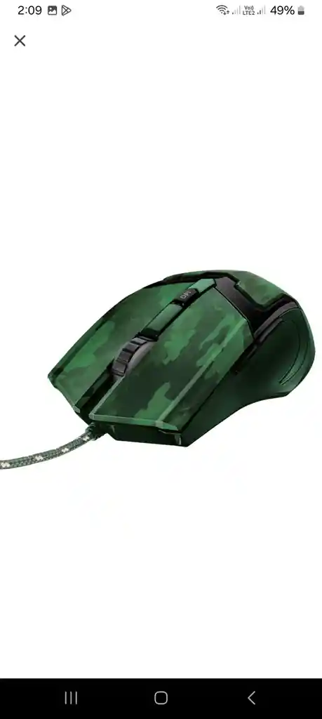 Mouse Gamer Trust Gxt 101d Gav Jungle Camo Alambrico Usb