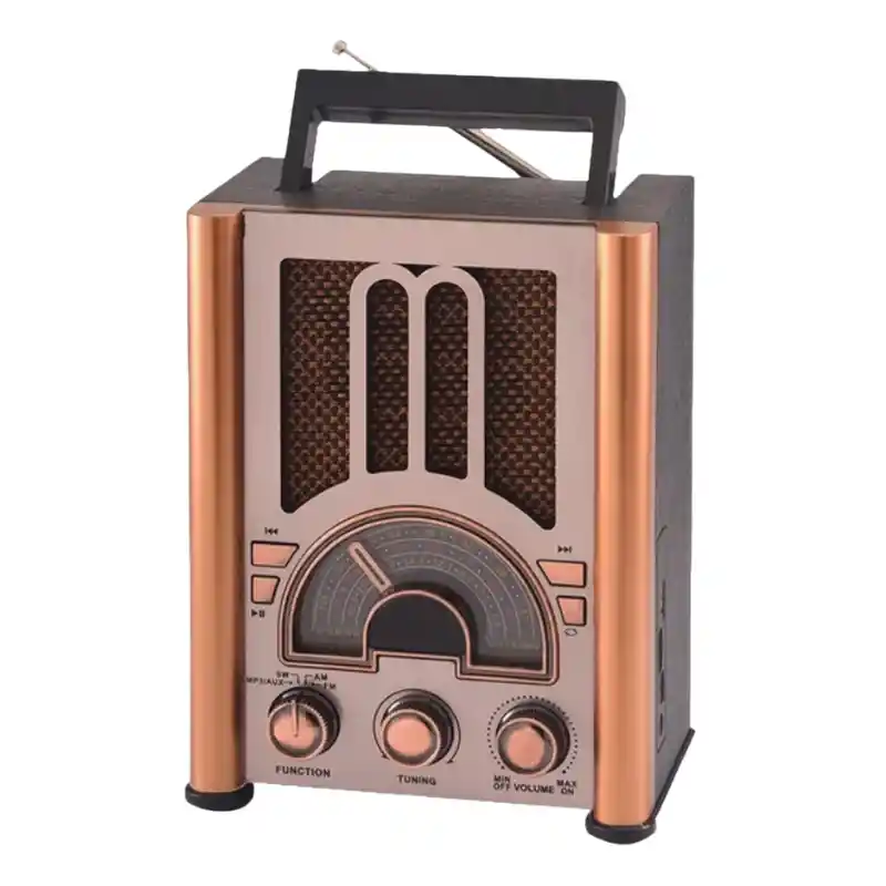 Radio Rockola Nns Ns-6618bt – 3 Bandas, Bluetooth, Usb Y Lector De Tarjetas