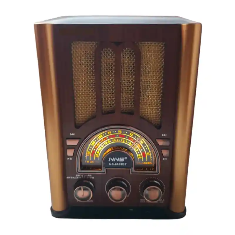 Radio Rockola Nns Ns-6618bt – 3 Bandas, Bluetooth, Usb Y Lector De Tarjetas