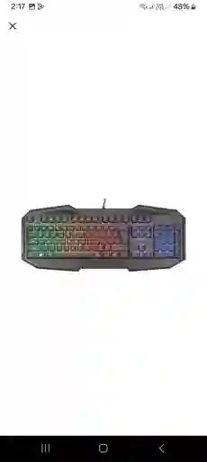 Teclado Gamer Trust Gxt 830 Rw Avonn Iluminación Rainbow