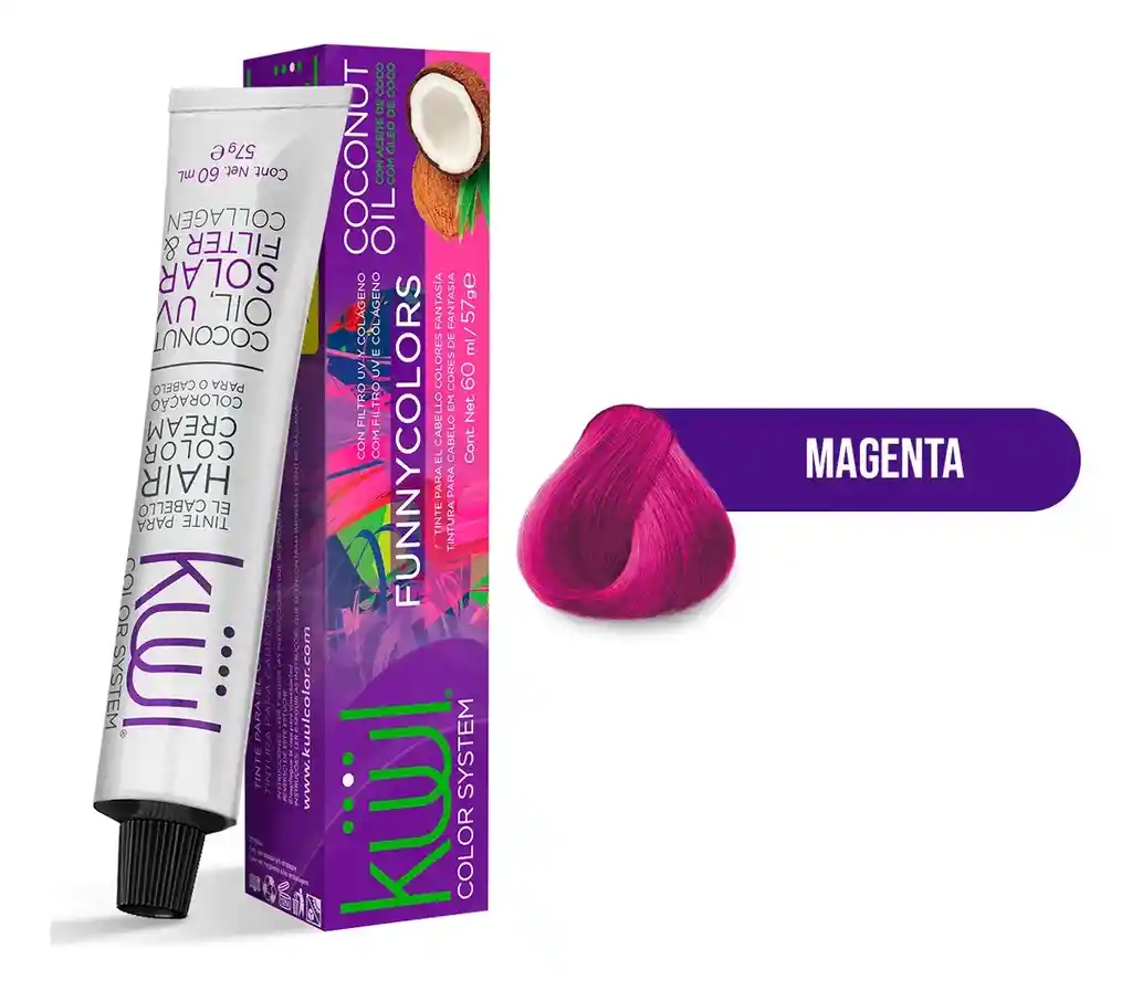 Tintes Kuul Funny Colors 60ml -magenta