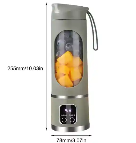 Mini Licuadora Eléctrica Portátil Verde